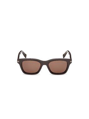 New Zegna Men's Sunglasses Brown Lens Injected Frame EZ0303 50E 52